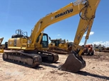 Used Komatsu in yard